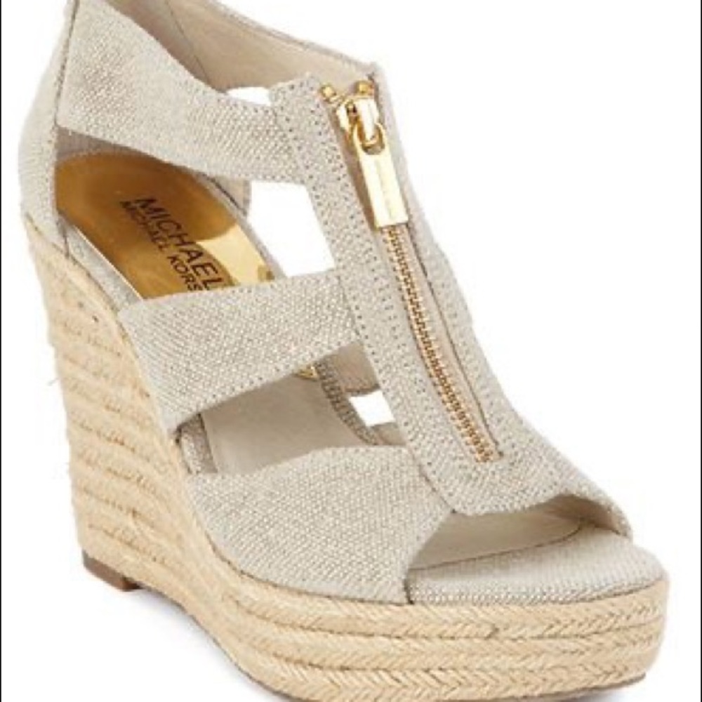 Micheal Kors Damita Platform Wedge Sandals